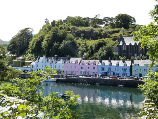 Portree auf der Insel Skye