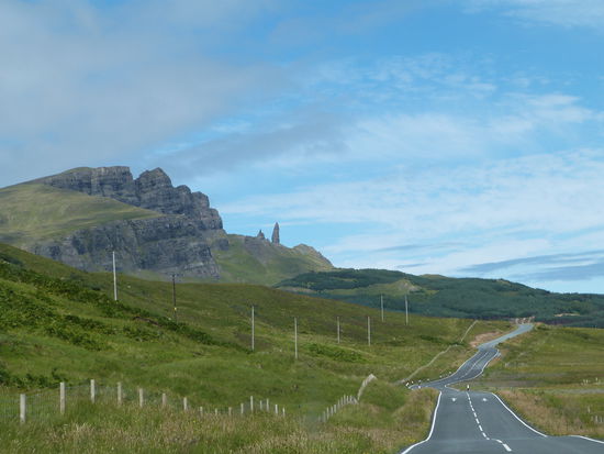 Blick auf den "Old Mans Storr" ...
