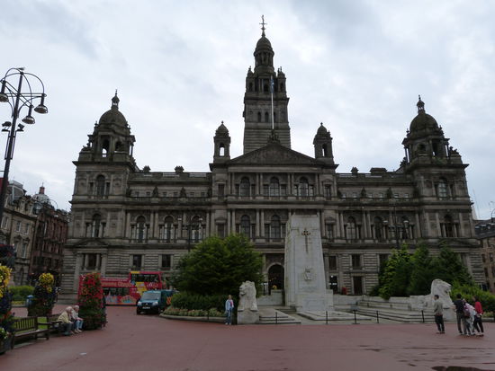 Das Rathaus in Glasgow