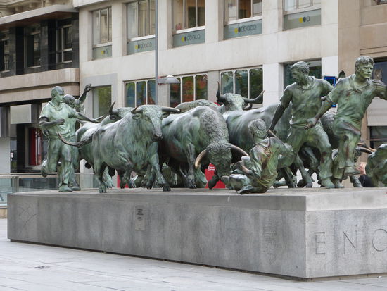 Pamplona - die Stadt des alljährlichen Stiertreibens