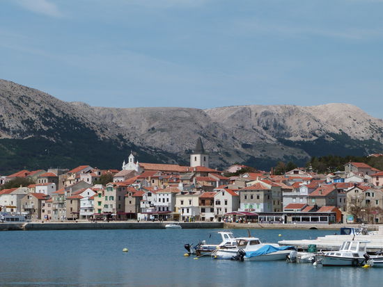 Baska auf der Insel Krk, Kroatien
