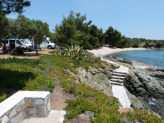 ... und eigenem Strand auf Chalkidiki (Sithonia), Griechenland