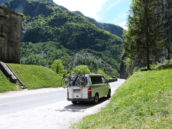 Kilometer für Kilometer gehts durch das schöne Land...