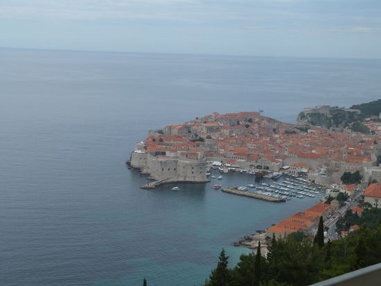 So sieht die Altstadt von Dubrovnik von oben aus