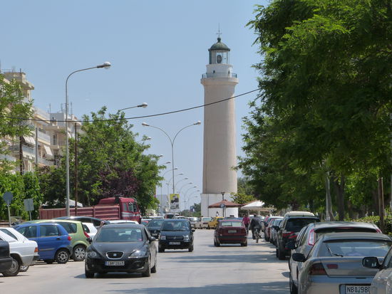 Das Wahrzeichen der ostgriechischen Stadt -der Leuchtturm-