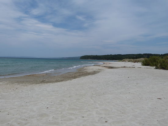 Alleine am türkischen Strand
