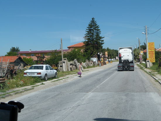 Fahrt durch Bulgarien.