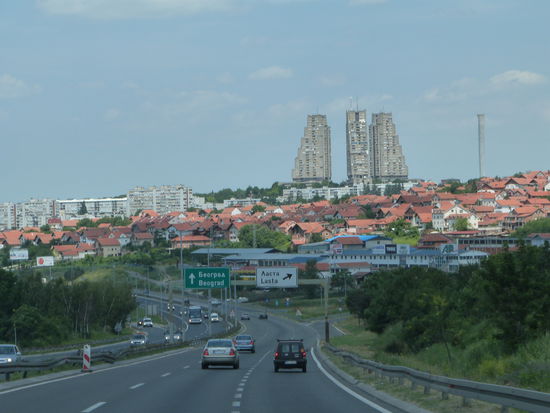 Blick auf Belgrad