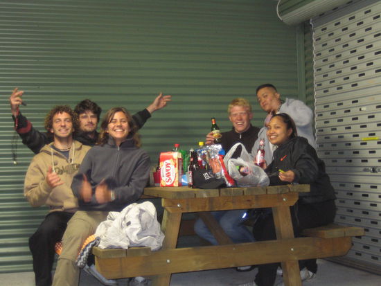 Tom, Mirco, Ich, Hannes, Myke und Soccorro