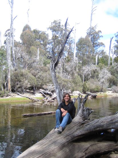 Wer weiss, vielleicht schwammen hier gerade 5 Schnabeltiere hinter mir...? Wer eins entdeckt bekommt ein Eis 