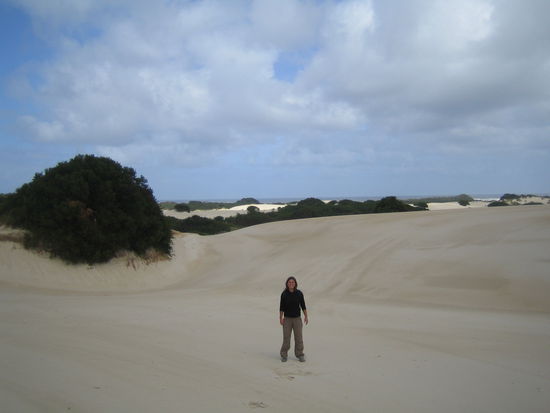 Sandra in den unendlichen Weiten...