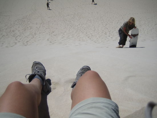 Das sieht gar nicht so steil aus, aber glaubt mir, es war die Hoelle!!!!