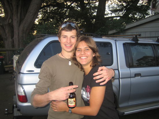 Simon und... na wer wohl.... natuerlich ich!!!