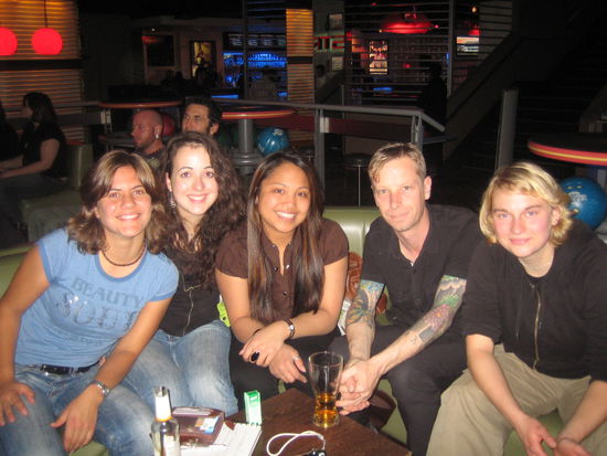 Ich, Kira, Soccorro, Brent und Christin auf ihrer "Abschiedsparty"