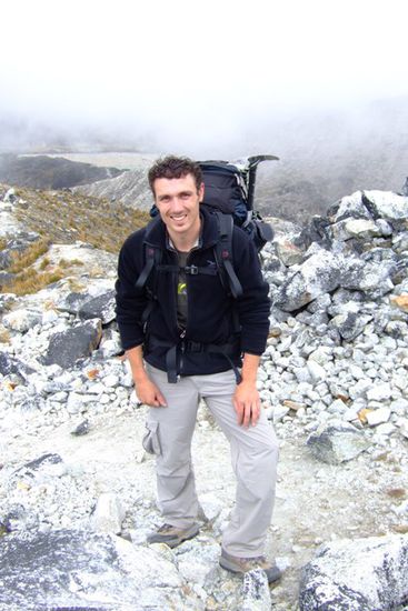 Beim Aufstieg von 4600-5200m, noch lachend...