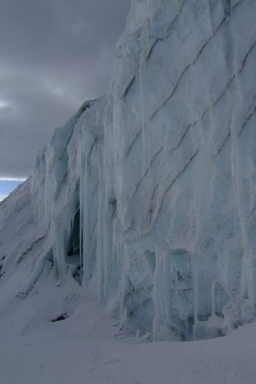 ...riesengrosse Eiszapfen.