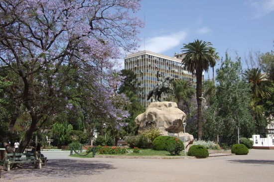 Auf dem Plaza España.