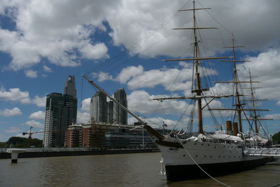 Das alte Segelschiff, welches wir besichtigt haben.