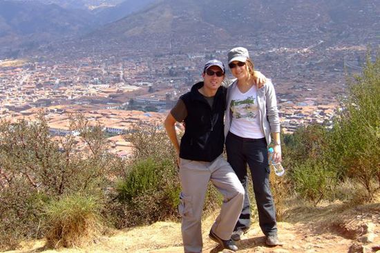 Hinter uns liegt die huebsche Stadt Cusco