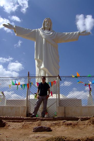 San Pedro vor dem Cristo Blanco