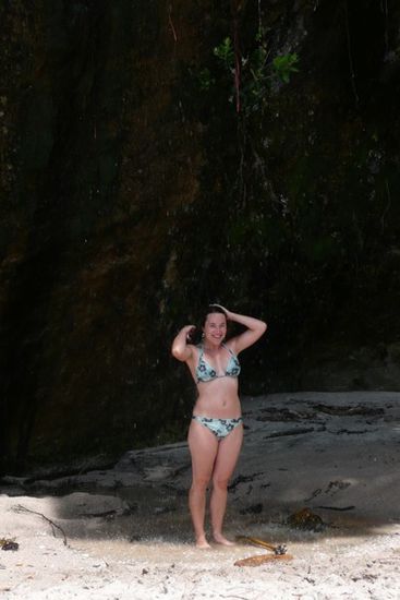 Meine natuerliche Suesswasserdusche