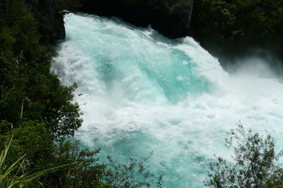 Der Huka Wasserfall.