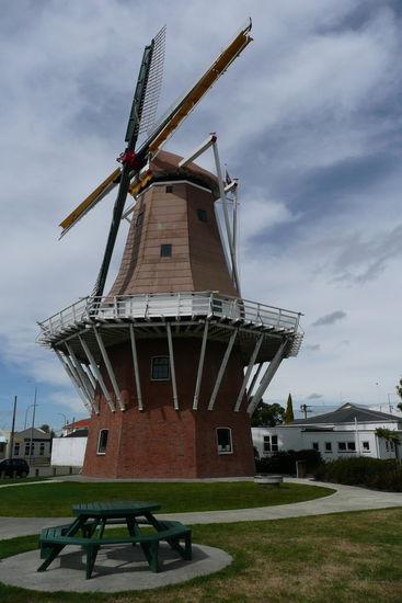 Die Windmuehle in Foxton.