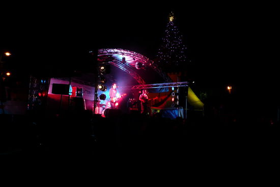 Das kleine Openair am Hafen.