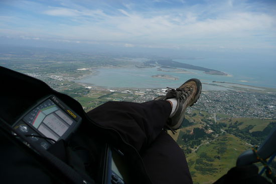 ...um etwas spaeter die Aussicht von oben zu geniessen.