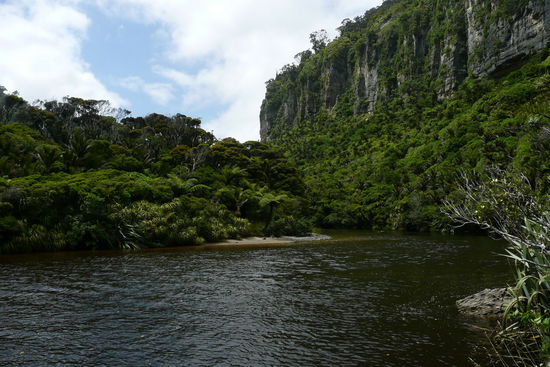 Wieder ruhigere Gewaesser: der Fox River...