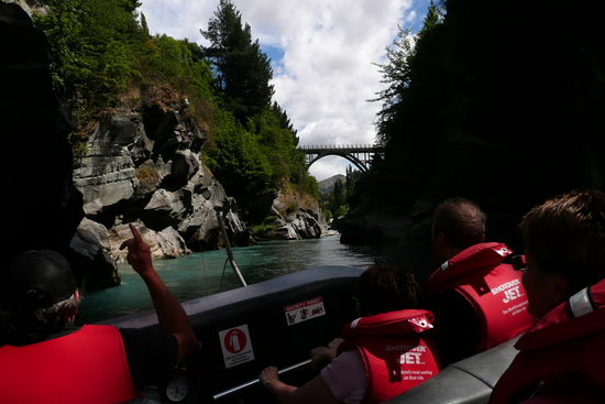 Das war das Zeichen des Fahrers fuer die bevorstehende 360 Grad-Umdrehung.