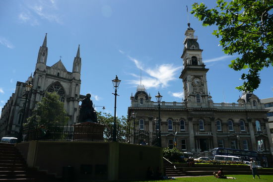 "Englische" Kirchen in Dunedin.