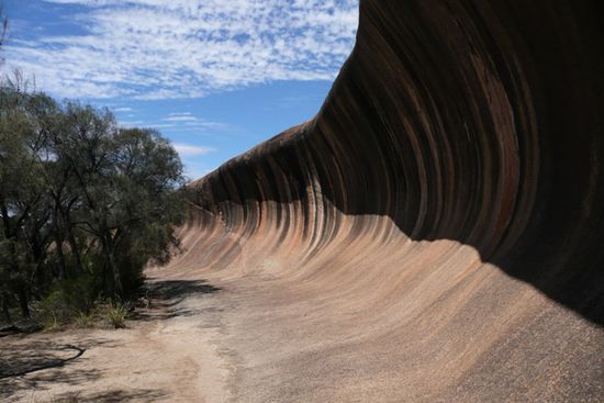 Der Wave Rock.