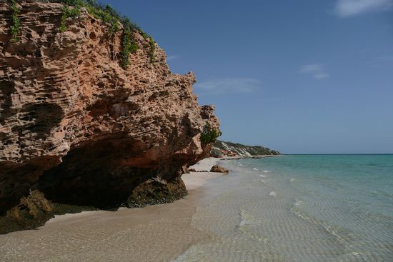 Hier, am Coral Bay schnorchelten wir.