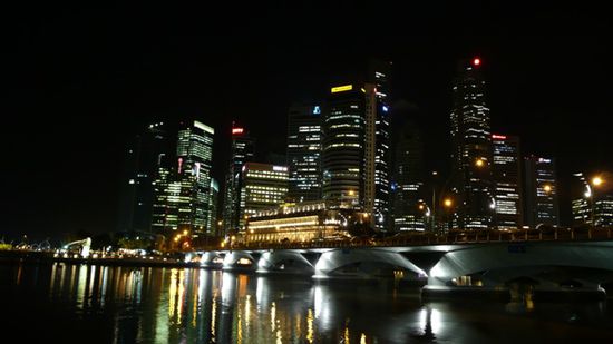 Skyline von Singapur