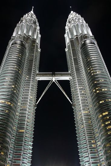 Petronas Towers by night!
