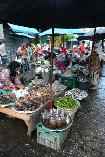 Auf dem Markt in Sungai Kolok.