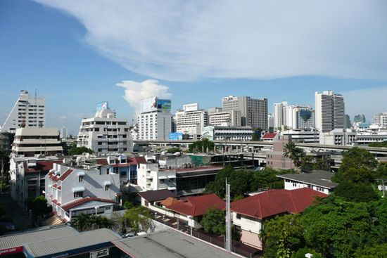 Bangkoks Hochhaeuser.