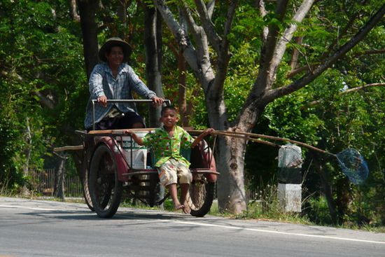 Eines der vielen Transportmittel Thailands.