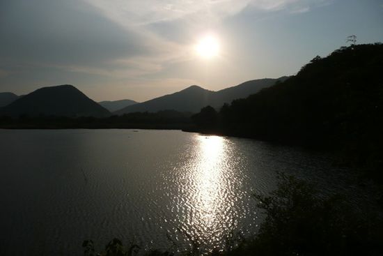 Abendstimmung am Fischersee.