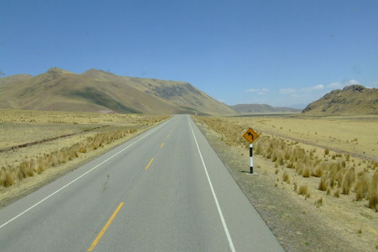 Weg von Cusco nach Puno