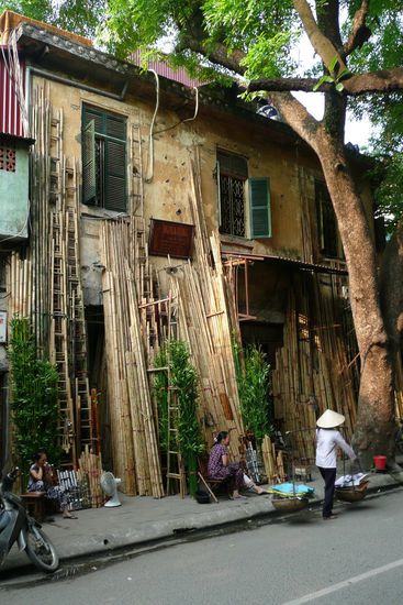 An der Bambusstrasse wird noch immer Bambus verkauft.