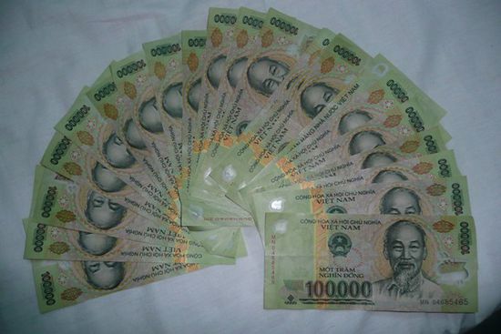 In Vietnam ist man locker Mutltimillionaer!!