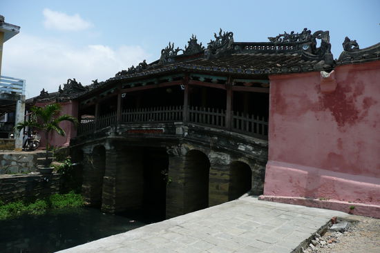 Die japanische Brücke von Hoi An.