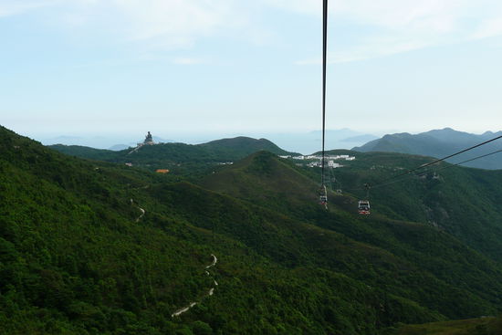 Und so gondelten wir über die Hügel.