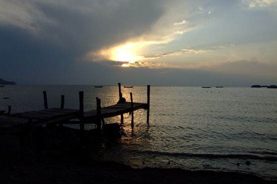 Abendstimmung am Titcacasee.