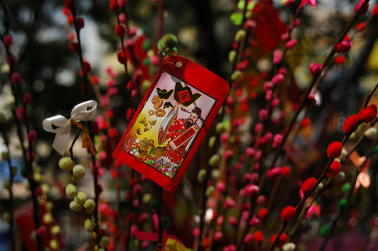 Vorbereitungen auf das vietnamesische Neue Jahr ("Tet"-Fest) am 09. Februar