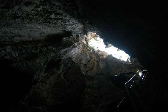 Auf dem Weg zur Aussichtsplattform