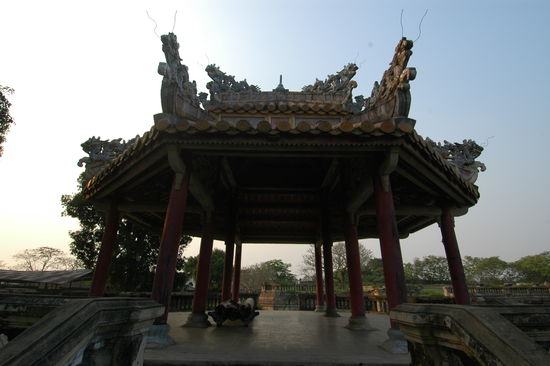 Pavillion in der Verbotenen Rosafarbenen Stadt