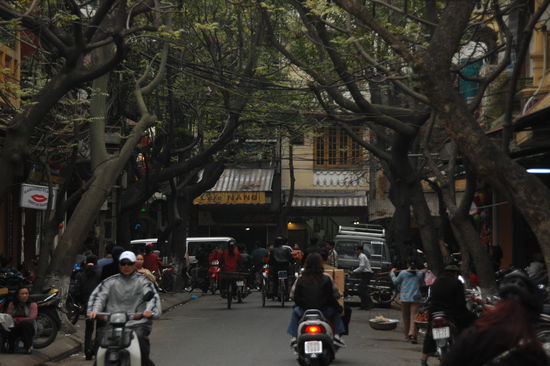 In den Strassen der Altstadt Hanois